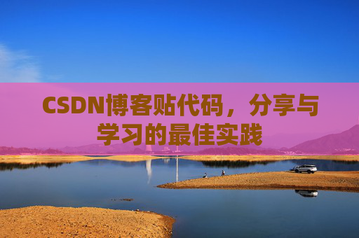 CSDN博客贴代码，分享与学习的最佳实践