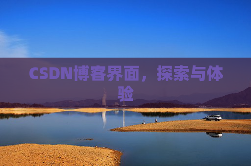 CSDN博客界面，探索与体验